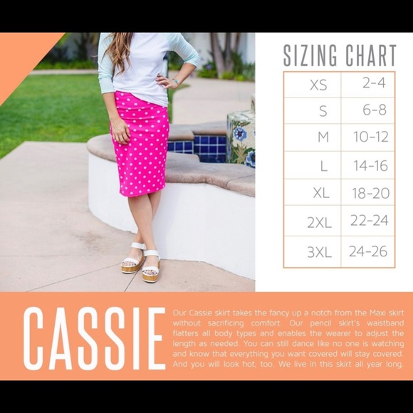 💕NWOT Lularoe Cassie Skirt - Picture 4 of 4